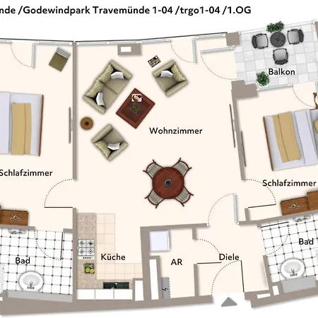 Apartment Godewindpark Travemünde Godewindpark Travemünde 1-04 Lübeck